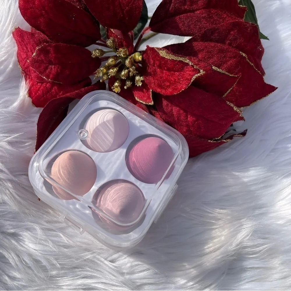 NEW Set Of 4 Makeup Sponges Foundation Powder